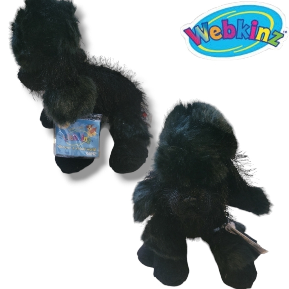 GANZ WEBKINZ New with Codes/Tags 4 Poodle Lot Pink/ Black/ 2 White (1 Lil Kinz) - Picture 10 of 10